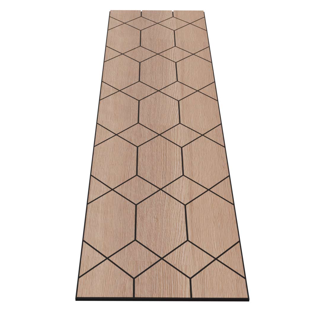 AngleHive Wood Veneer Wall Panels AngleHive Wood Veneer Wall Panels